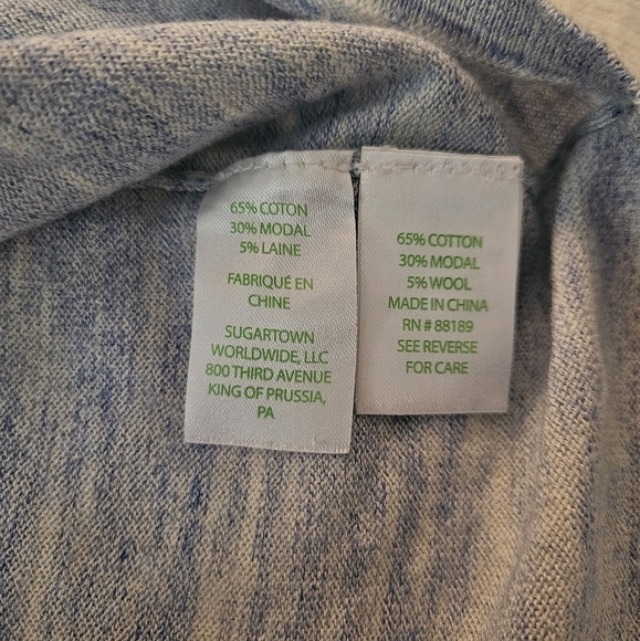 Lilly Pulitzer Lyon Cold Shoulder Knit Sweater Size Medium Light Blue - Picture 6 of 8